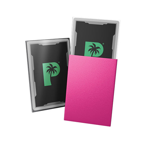 Palms Off Japanese 60pc Blackout Deck Sleeves - Pink Matte - Sleeves - 2