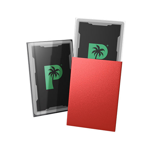 Palms Off Japanese 60pc Blackout Deck Sleeves - Red - Sleeves - 2