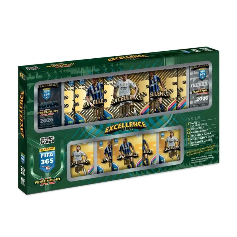 Panini FIFA 365 Adrenalyn XL 2026 Soccer Excellence Box - Sports Cards