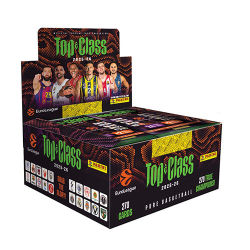 Panini Euro League Top Class 2026 Basketball Booster Box - Sports Cards
