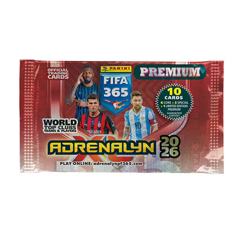 Panini FIFA 365 Adrenalyn XL 2026 Soccer Premium Pack Booster Box - Sports Cards