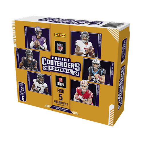 Panini NFL 2024 Contenders Football Hobby Trading Cards (Display of 6) - Sports Cards - 2
