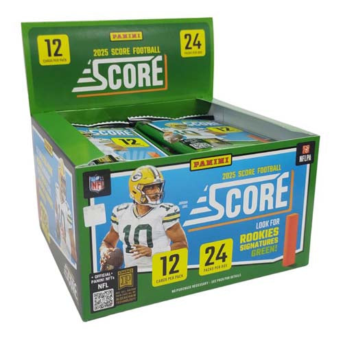 Panini Score 2025 NFL Football Retail Booster Box - Sports Cards