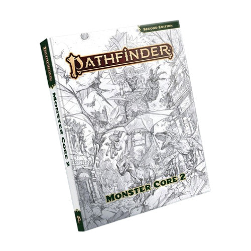 Pathfinder 2nd Edition RPG ORC Monster Core 2 Sketch Edition - Role Playing Games