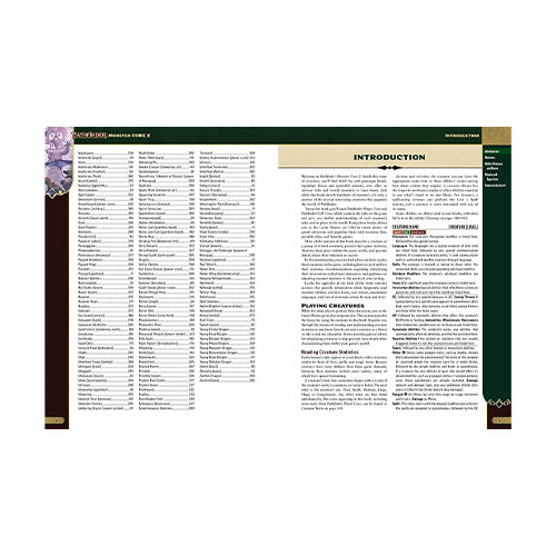 Pathfinder 2nd Edition RPG ORC Monster Core 2 - Role Playing Games - 4