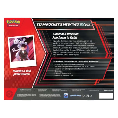 Pokemon TCG Team Rocket's Mewtwo ex Box - Trading Card Games - 3