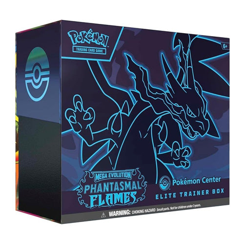 Pokemon Mega Evolution Phantasmal Flames Pokemon Center Elite Trainer Box - Trading Card Games