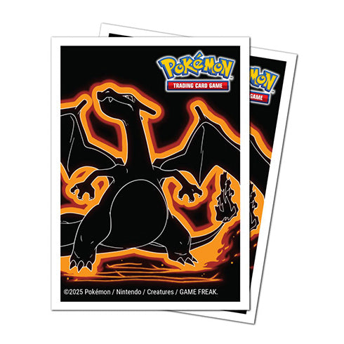 Pokemon Neon Kanto 105ct APEX Deck Protector Sleeves Charizard - Sleeves - 3