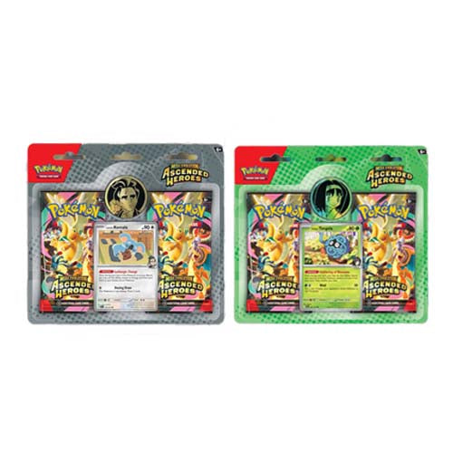 Pokemon TCG Mega Evolution Ascended Heroes Collection Erika/Larry (Pair) - Trading Card Games