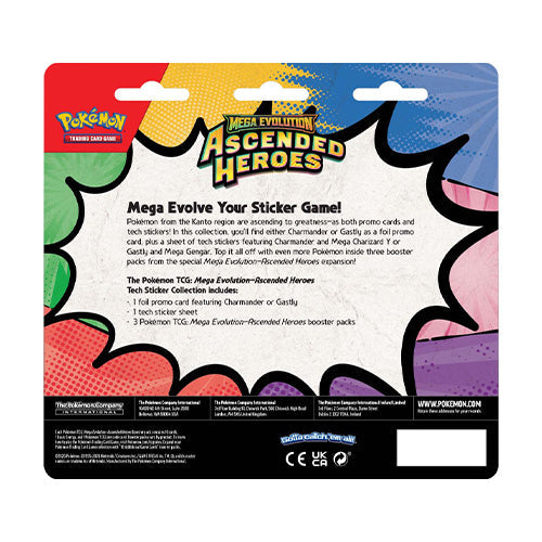 Pokemon TCG Mega Evolution Ascended Heroes Tech Sticker Collection (Pair) - Trading Card Games - 4