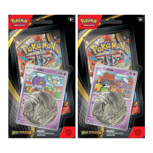 Pokemon TCG Mega Evolution Checklane Blisters (Pair) - Trading Card Games