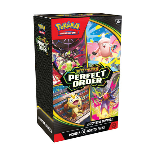Pokemon TCG Mega Evolution Perfect Order Booster Bundle - Trading Card Games