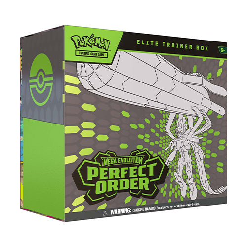 Pokemon TCG Mega Evolution Perfect Order Elite Trainer Box - Trading Card Games