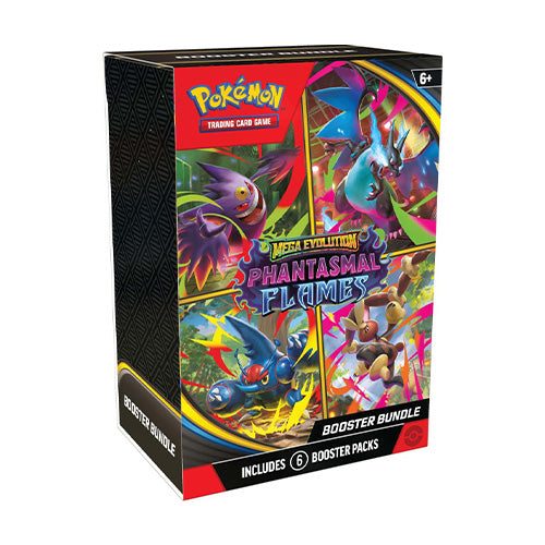 Pokemon TCG Mega Evolution Phantasmal Flames Booster Bundle - Trading Card Games