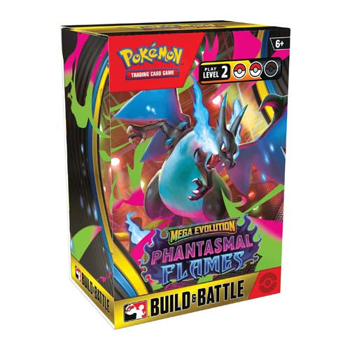 Pokemon TCG Mega Evolution Phantasmal Flames Build & Battle Box - Trading Card Games