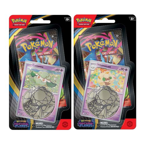 Pokemon TCG Mega Evolution Phantasmal Flames Checklane Blisters (Pair) - Trading Card Games