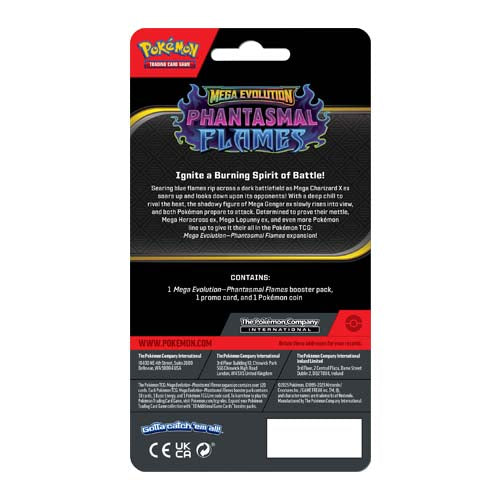 Pokemon TCG Mega Evolution Phantasmal Flames Checklane Blisters (Pair) - Trading Card Games - 4