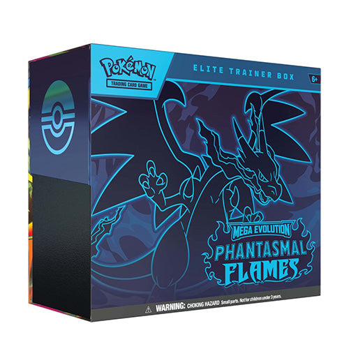 Pokemon TCG Mega Evolution Phantasmal Flames Elite Trainer Box - Trading Card Games