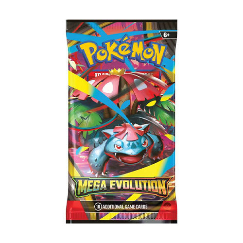 Pokemon TCG Mega Evolution Single Booster Pack - Trading Card Games