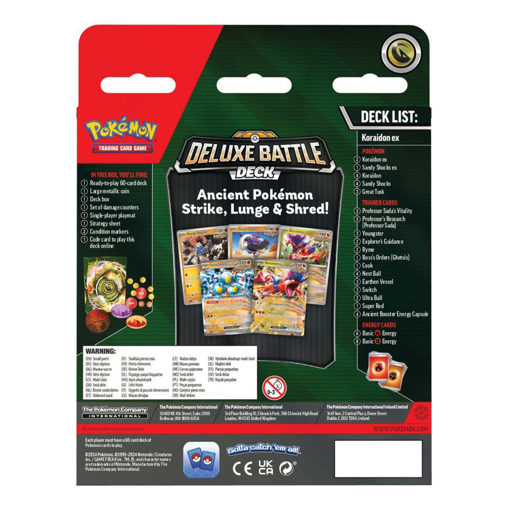 Pokemon TCG Miraidon ex & Koraidon ex Deluxe Battle Decks (pair) - Trading Card Games - 3