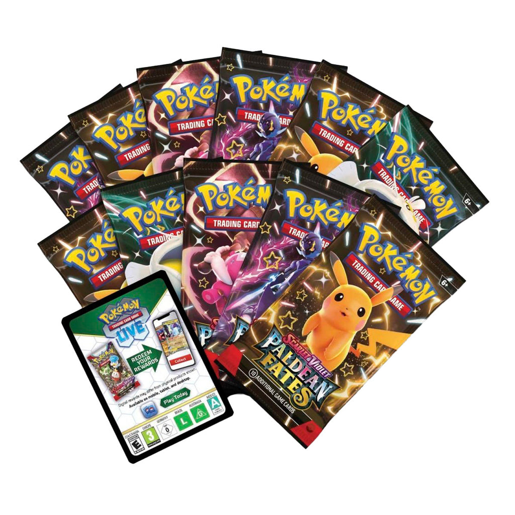 Pokemon TCG: Scarlet & Violet Paldean Fates Pokemon Center Elite Trainer Box - Trading Card Games - 3