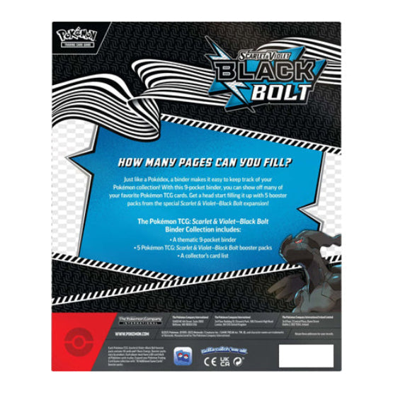 Scarlet & Violet Black Bolt Binder Collection Pokemon TCG - Trading Card Games - 3
