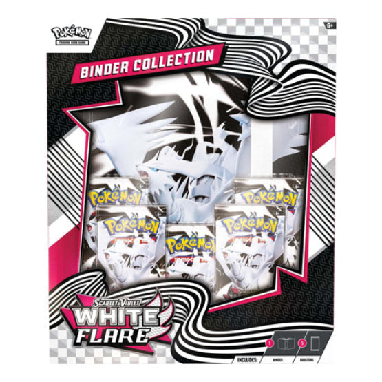 Scarlet & Violet White Flare Binder Collection Pokemon TCG - Trading Card Games - 2
