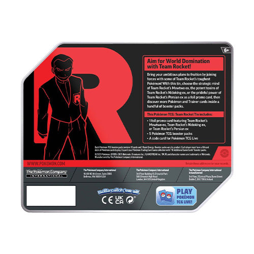 Team Rocket Tins (Set of 3) Pokemon TCG - Trading Card Games - 5