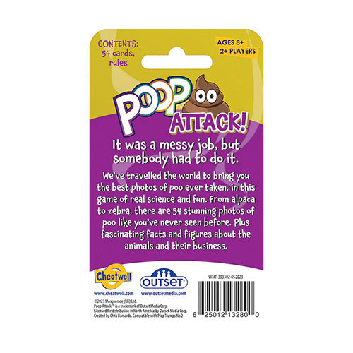 Poop Attack Card Game - Board Games - 2