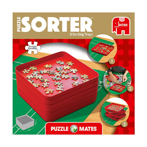 Puzzle Mate 6 Stackable Puzzle Sorting Trays - Puzzles - 3