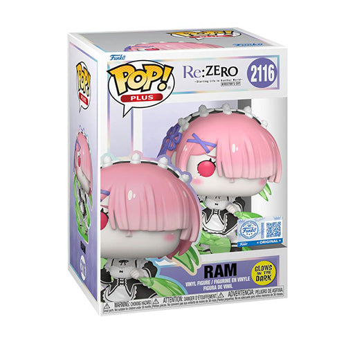 Re:Zero Starting Life in Another World - Ram (Wind Magic) Glow Pop! Plus - Statues & Figures