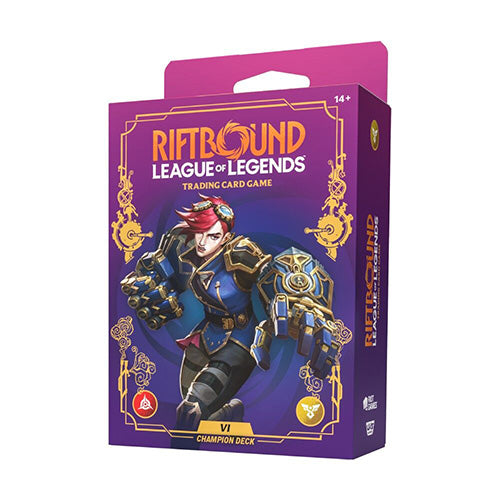 Riftbound League of Legends TCG Unleashed Vi Champion Deck - Trading Card Games