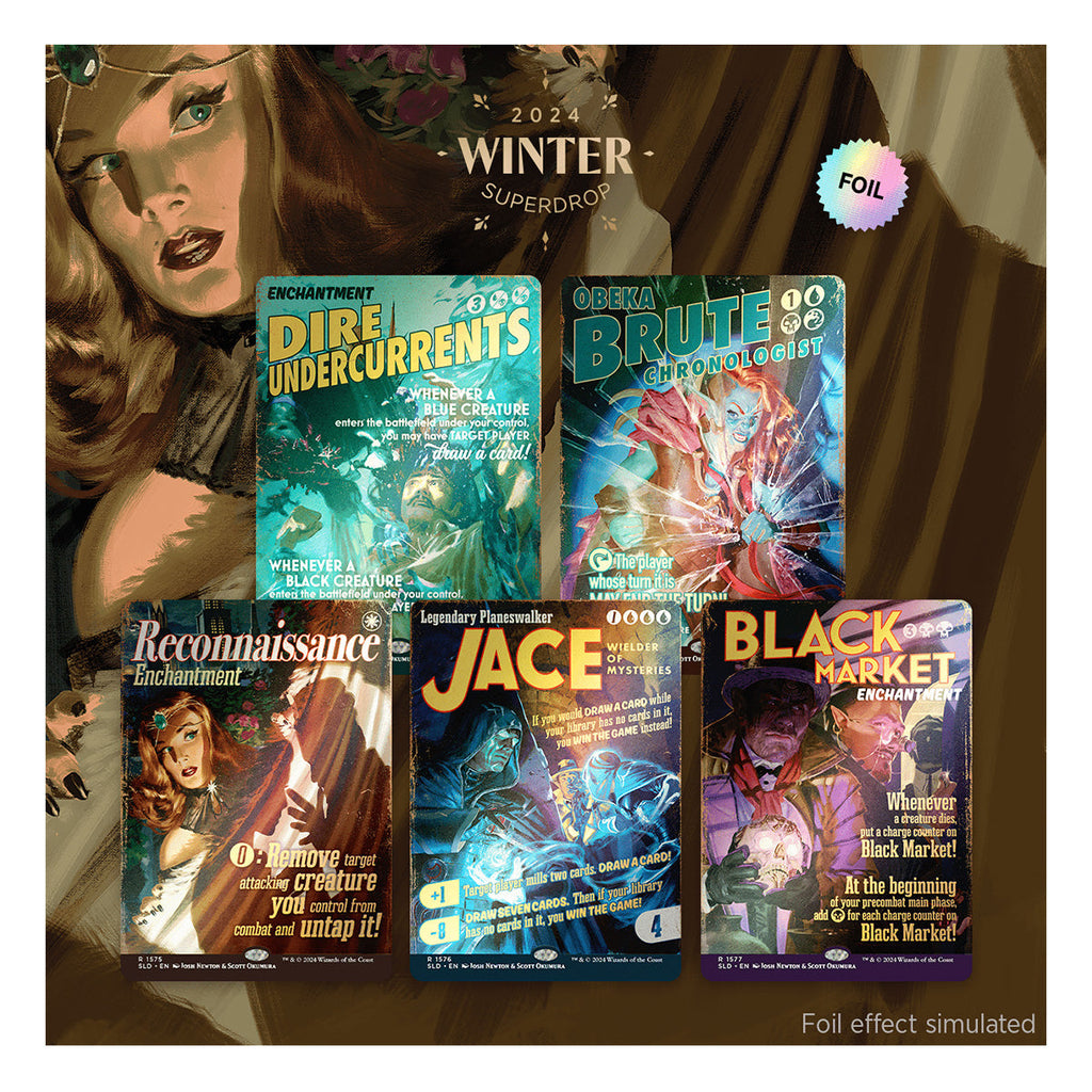 Secret Lair Winter Superdrop 2024 Hard-Boiled Thrillers Foil Edition - Trading Card Games