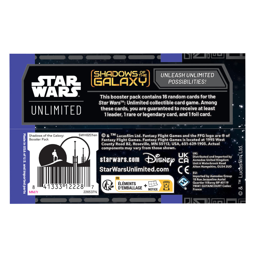 Star Wars Unlimited - Shadows of the Galaxy Booster Box - Trading Card Games - 4