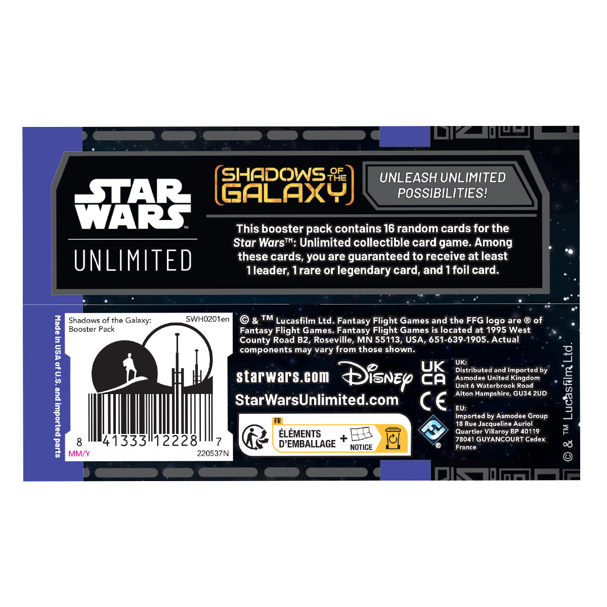 Star Wars Unlimited - Shadows of the Galaxy Booster Box - Trading Card Games - 4