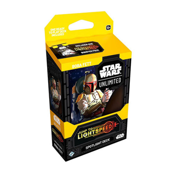 Star Wars Unlimited Jump to Lightspeed Boba Fett Spotlight Deck - Trading Card Games