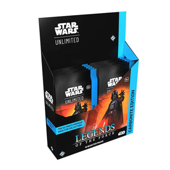 Star Wars Unlimited Legends of the Force Carbonite Booster Box - Trading Card Games