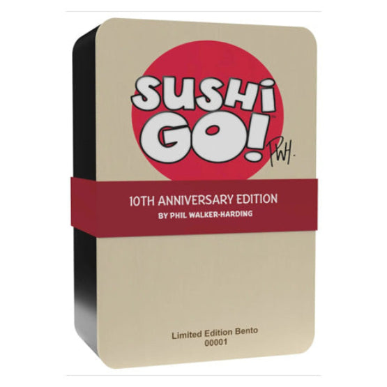 Sushi Go 10th Anniversary Edition (Limited Edition Bento Box Tin) - Board Games