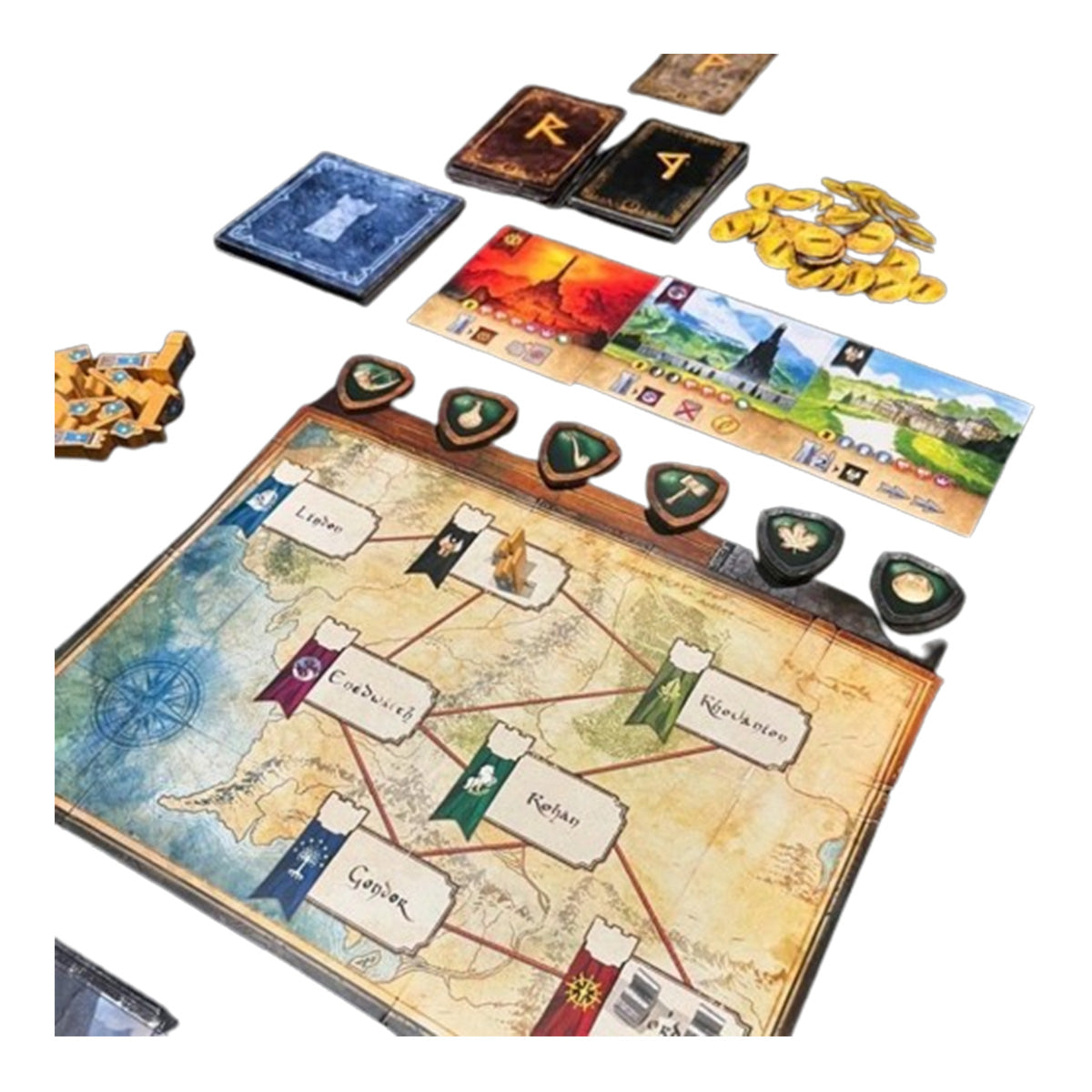 7 Wonders Duel: The Lord of the Rings - Duel for Middle-Earth - Board Games - 2