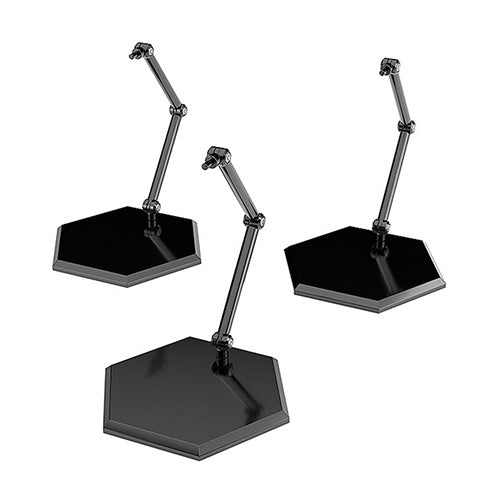 The Simple Stand x3 Black (for Figures & Models) Hex Type - Statues & Figures - 2