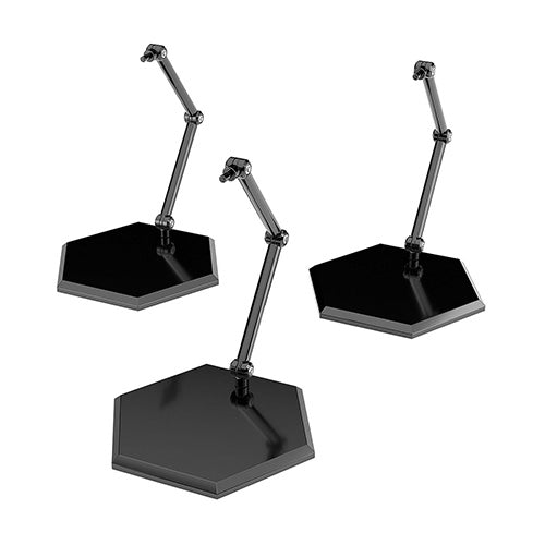 The Simple Stand x3 Black (for Figures & Models) Hex Type - Statues & Figures - 3