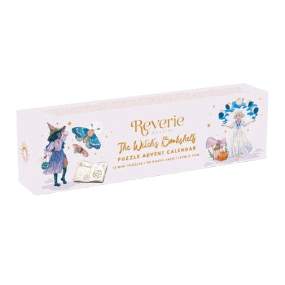 The Witch's Bookshelf Puzzle Advent Calendar Mini Puzzle Set (13 x 99 Piece) - Puzzles