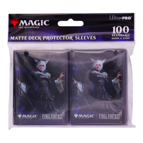 ULTRA PRO Magic MTG Final Fantasy 100ct Deck Protector Sleeves Commander B - Sleeves - 2