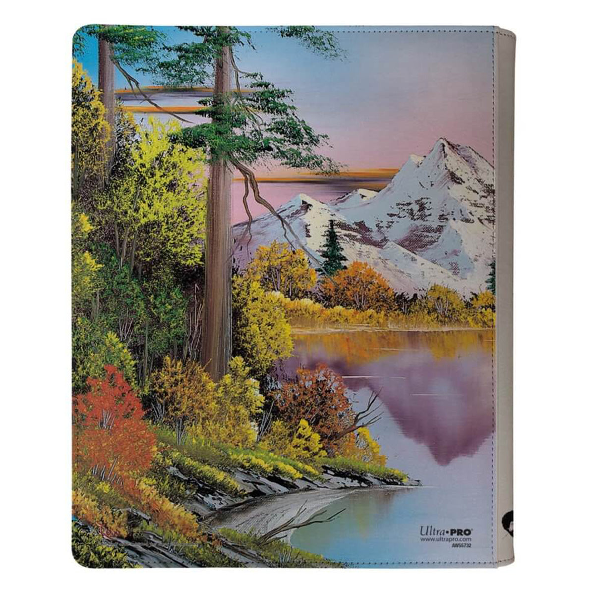 ULTRA PRO Bob Ross Collection Mighty Mountain Lake 9PKT Zippered Pro Binder - Binders - 2