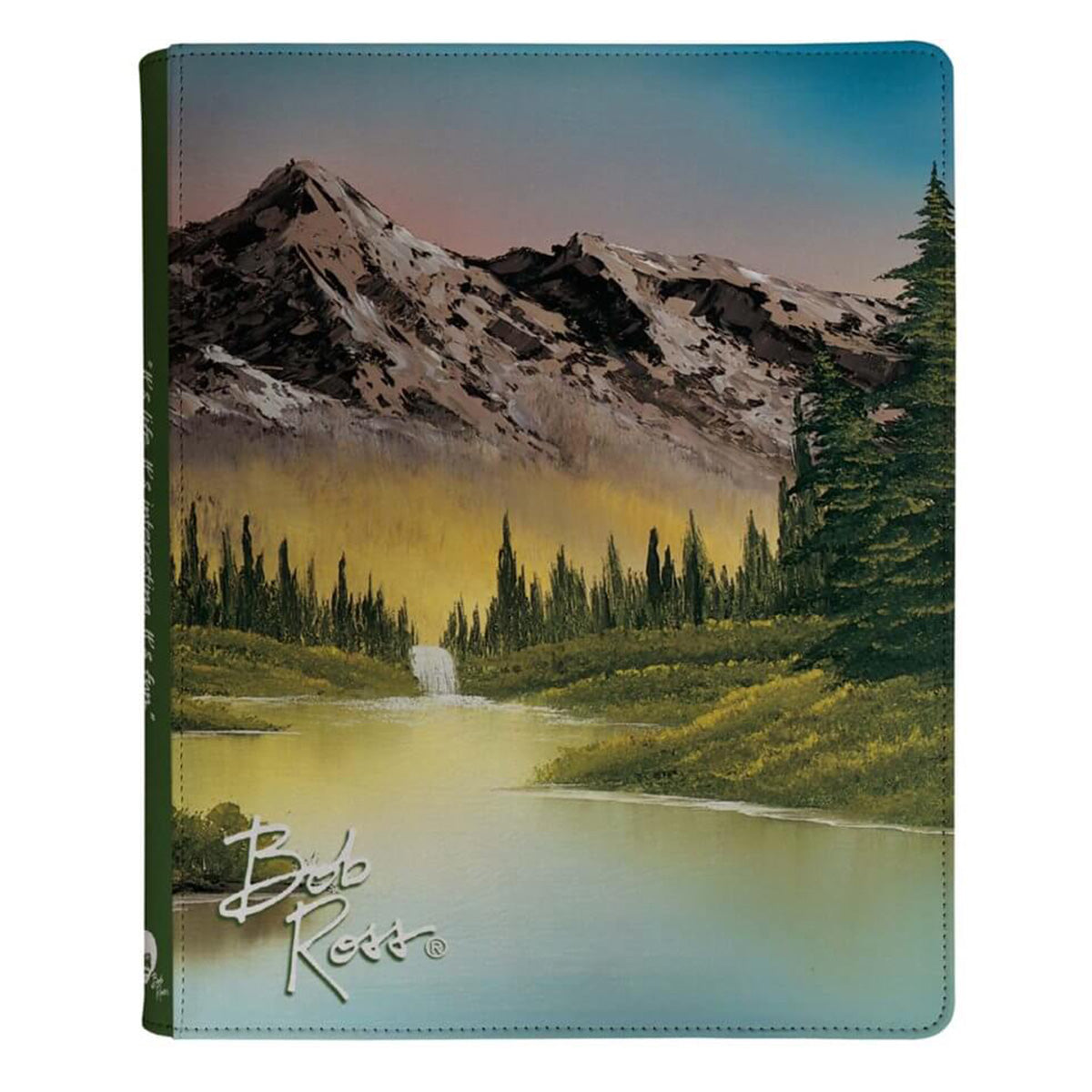 ULTRA PRO Bob Ross Collection Mountain Retreat 9PKT Zippered Pro Binder - Binders