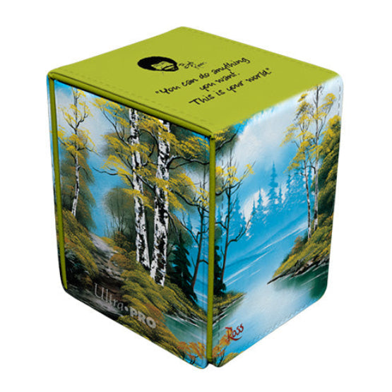 ULTRA PRO Bob Ross Lakeside Path Alcove Flip Deck Box - Deck Boxes