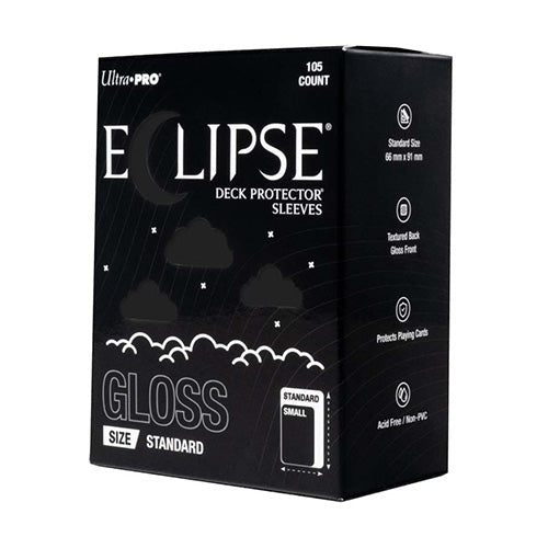 ULTRA PRO ECLIPSE Gloss Standard Jet Black Sleeves 105ct - Sleeves - 2