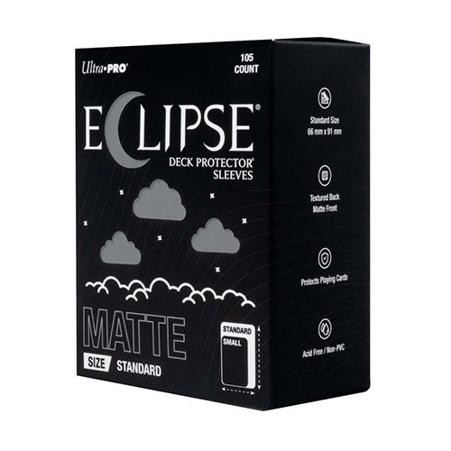 ULTRA PRO ECLIPSE Matte Standard Smoke Grey Sleeves 105ct - Sleeves - 2