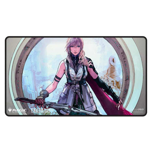 ULTRA PRO Magic MTG Final Fantasy Black Stitched Playmat Premium W - Playmats