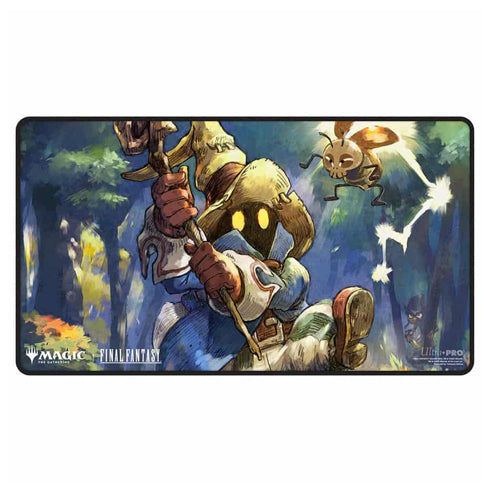 ULTRA PRO Magic MTG Final Fantasy Black Stitched Playmat Premium Y - Playmats